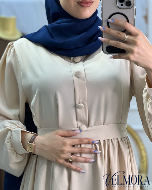 💫🤎  حجاب هناء الفاخر بأناقة طبيعية