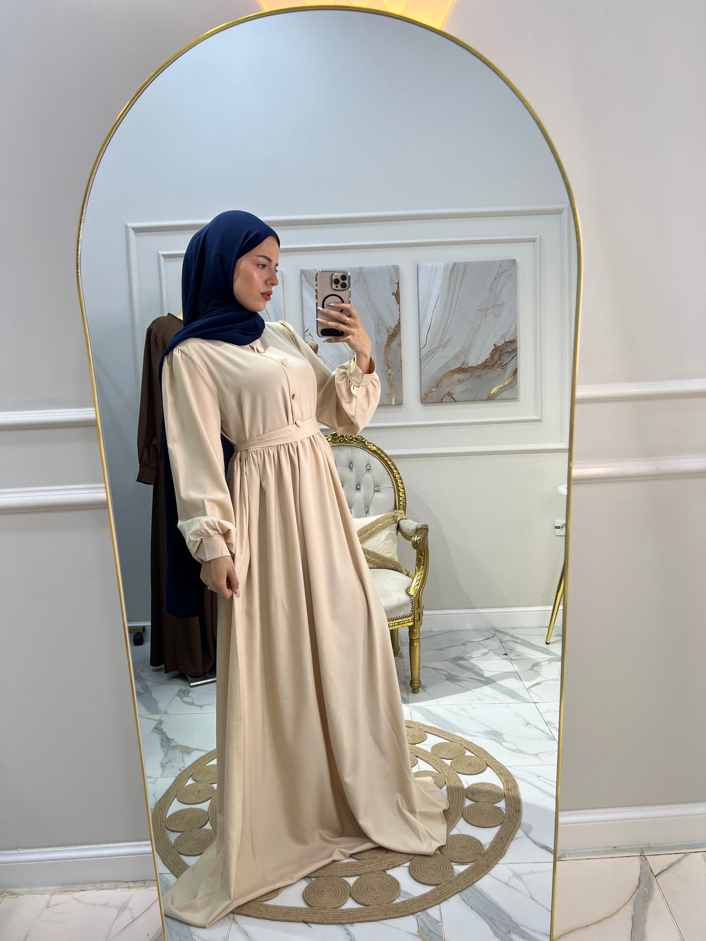 💫🤎  حجاب هناء الفاخر بأناقة طبيعية
